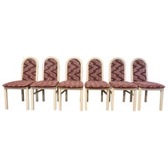 Vintage Postmodern Lacquered Dining Chairs 