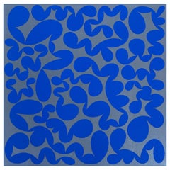 Acrylic on Canvas Abstract Painting by Miami Artist Gustavo Oviedo, 2022