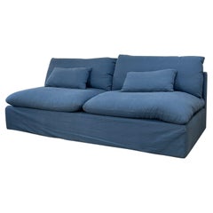 Used Contemporary Sofa in Light Blue - Sold Separately