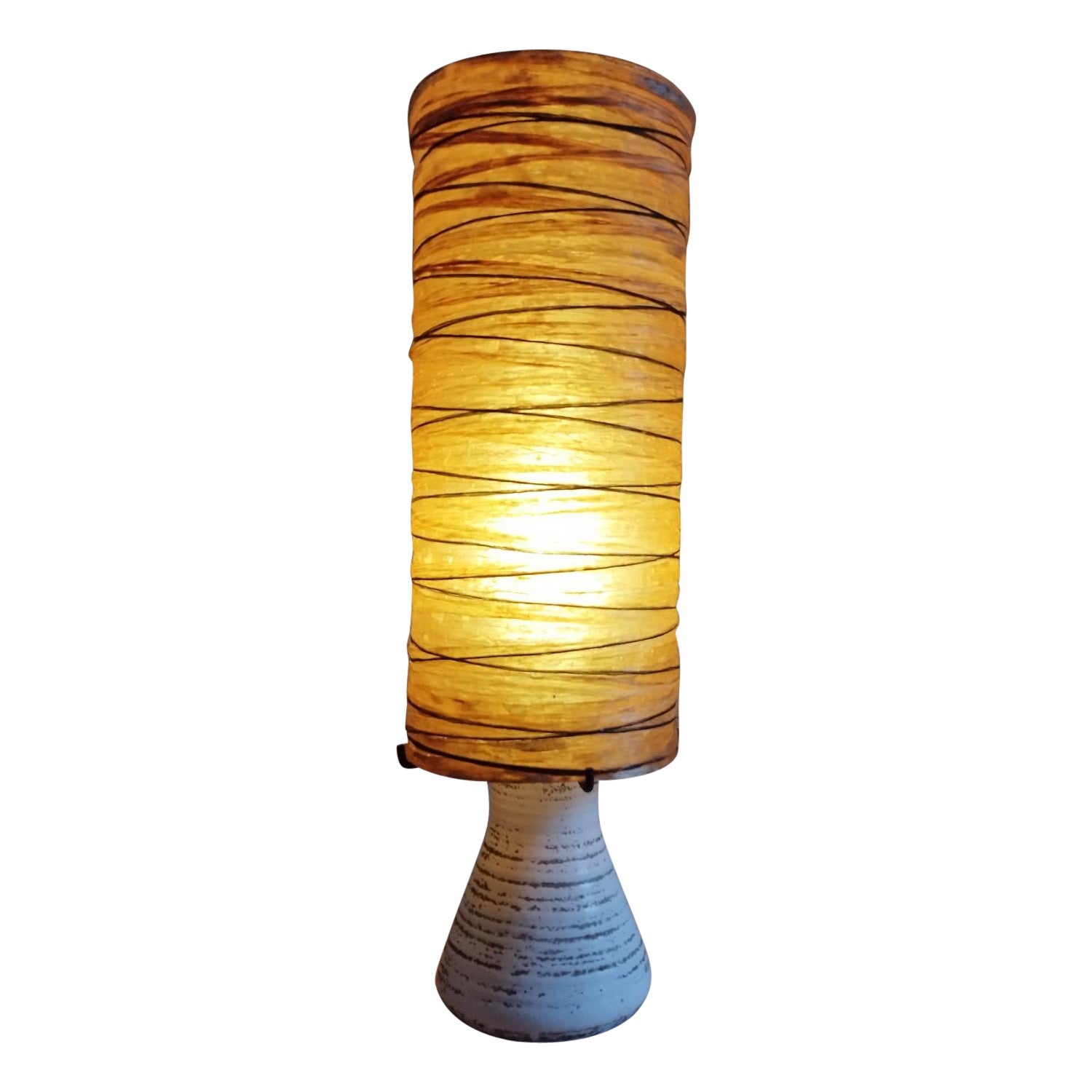 Charmante lampe d'accrolay en céramique, 1970 en vente