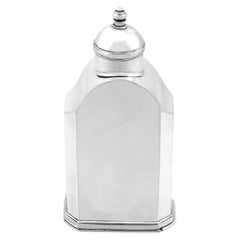 Antique German Silver Tea Caddy