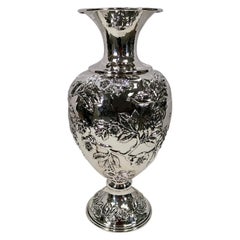 20° Century Italian Sterling Silver Vase