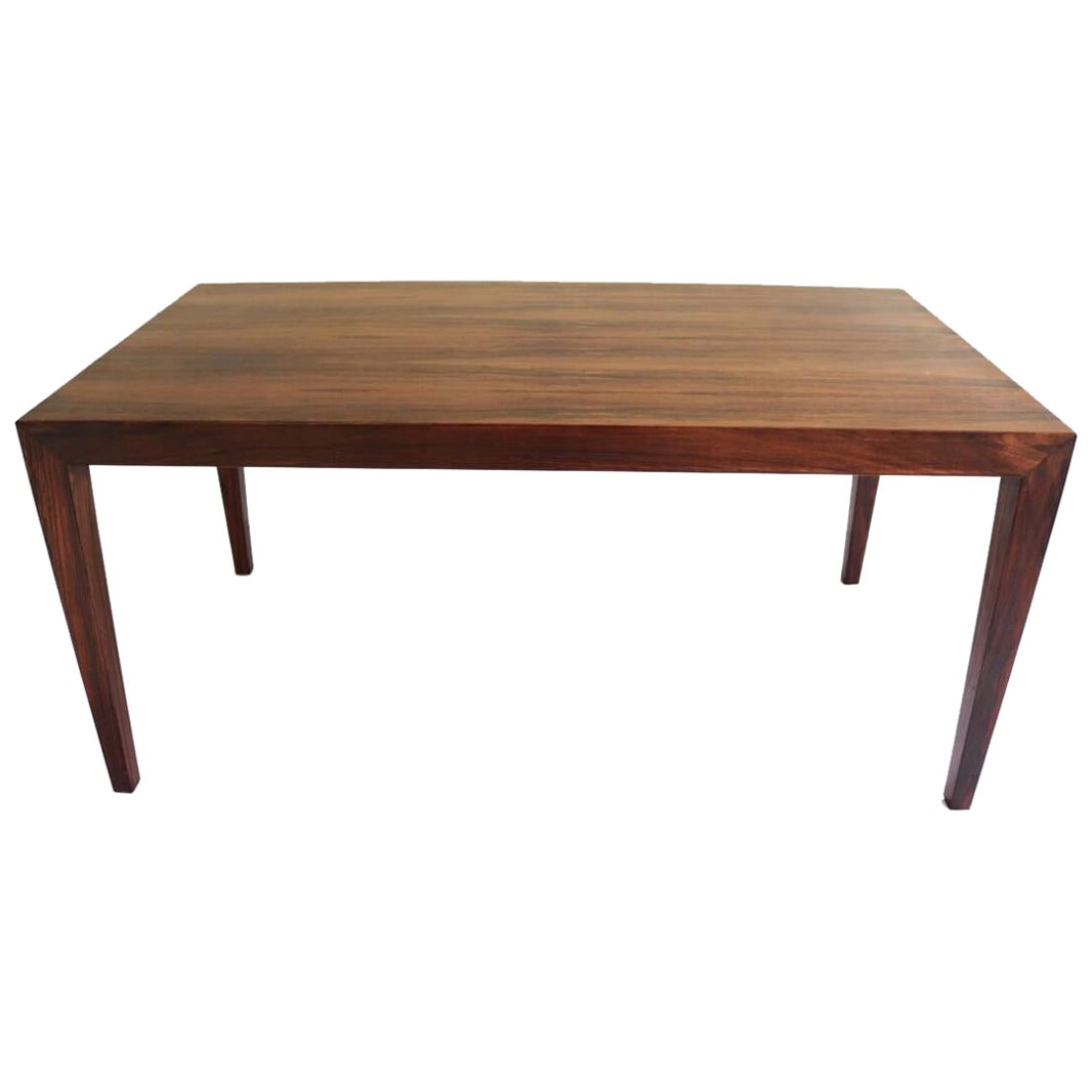 Long Danish coffee table by Severin Hansen for Haslev , 1960's