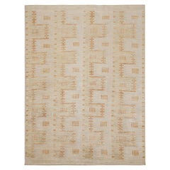 Tappeto in stile scandinavo Rug & Kilim in avorio e beige, con motivo geometrico