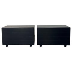 Post Modern Black Lacquered Compact Dresser- sold separately