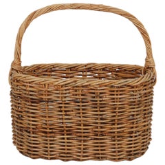 Traditional Wicker Shopping Basket