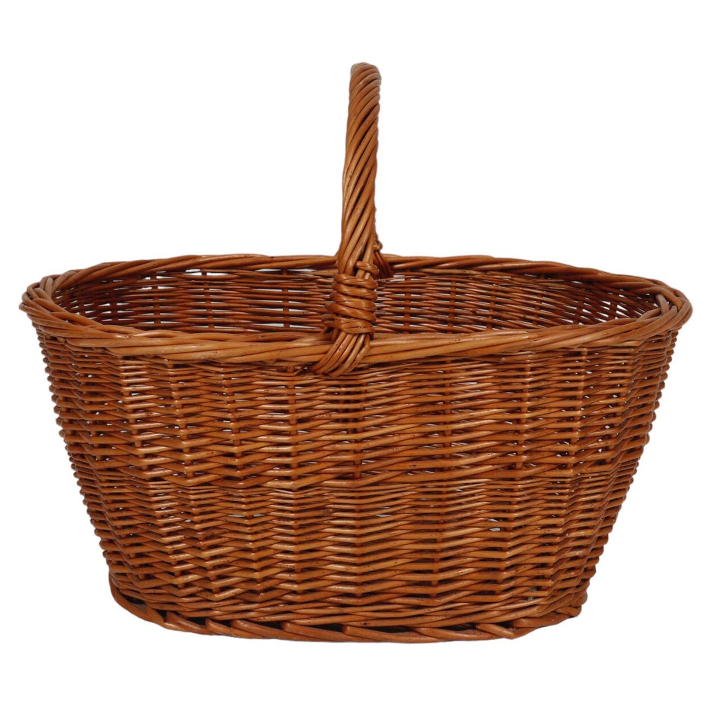 French Wicker Shopping Basket
