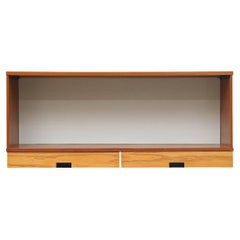 MId-Century Cees Braakman Two-Toned Japanese Series Wall Mount Cabinet