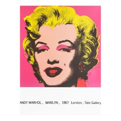 Affiche vintage originale d'Andy Warhol - Tate Gallery, 1967