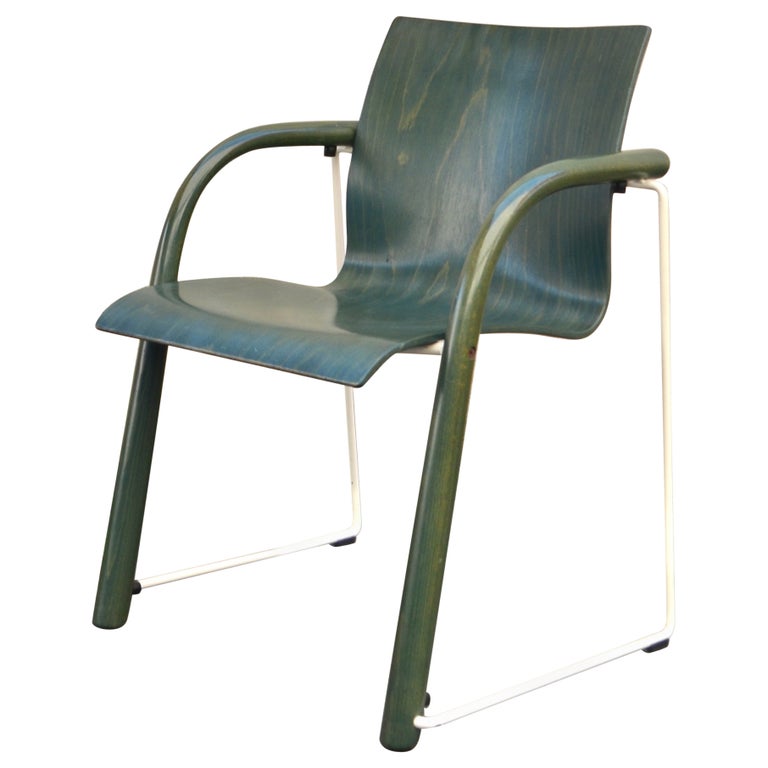 Thonet S320 green Chair Ulrich Boehme and Wulf Schneider For Sale at 1stDibs