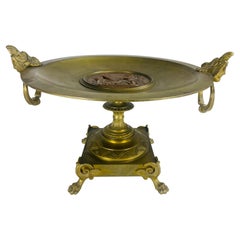 19th century grand tour classical Italian bronze compote