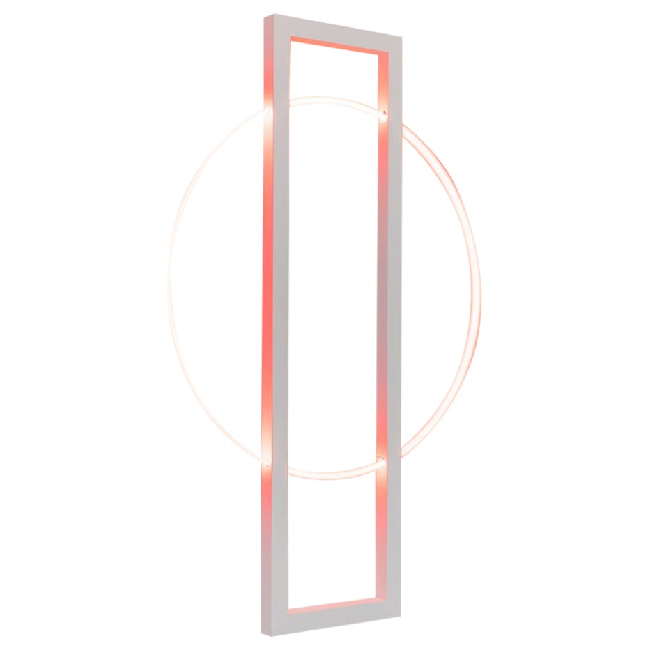 Pascal Smelik, Helios Unlimited, Coral Red, Wall Light Sculpture, 2023 For Sale