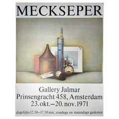 1971 Friedrich Meckseper, Gallery Jalmar, Amsterdam Exhibition Print