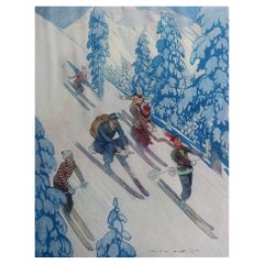 Original Vintage Print of A Cartoon By Arthur Watts. 1934