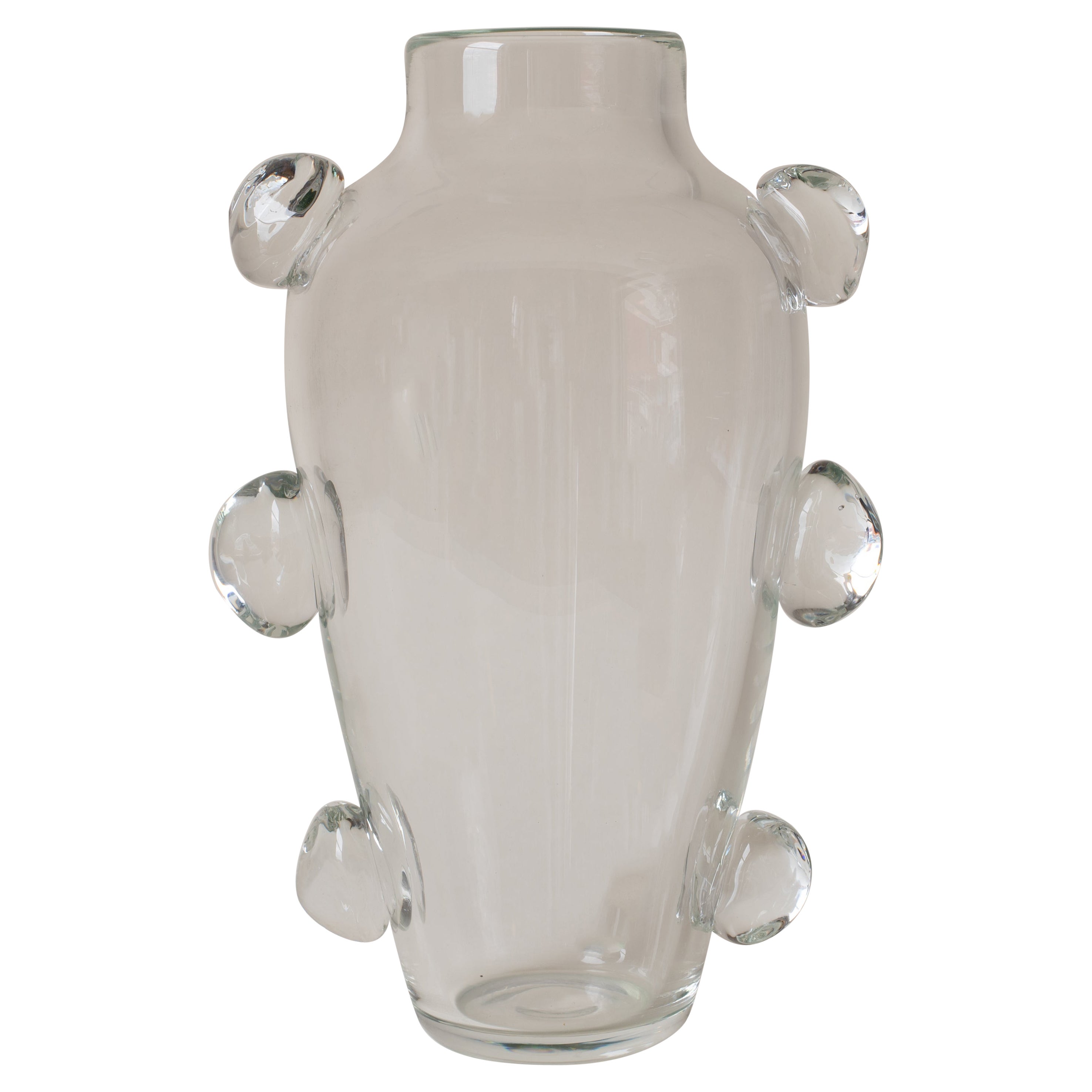 Le Flueve Hand Blown Glass Vase by Sophie Lou Jacobsen For Sale