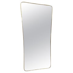 FONTANARTE - Pietro Chiesa - Brass frame mirror - 1950s