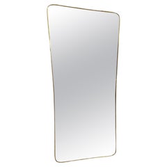 Vintage FONTANARTE - Pietro Chiesa - Brass frame mirror - 1950s