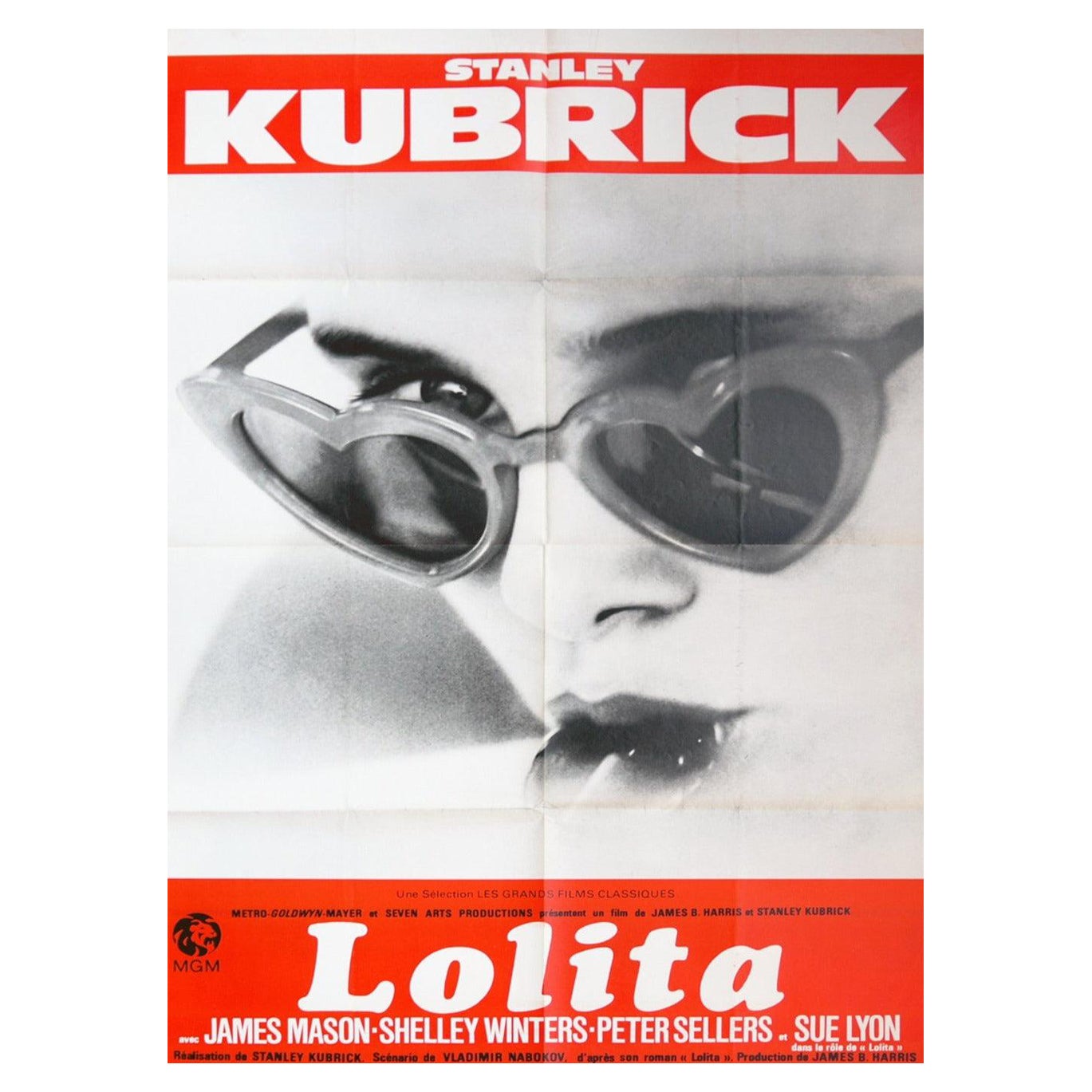 1962 Lolita (französisch) Original-Vintage-Poster