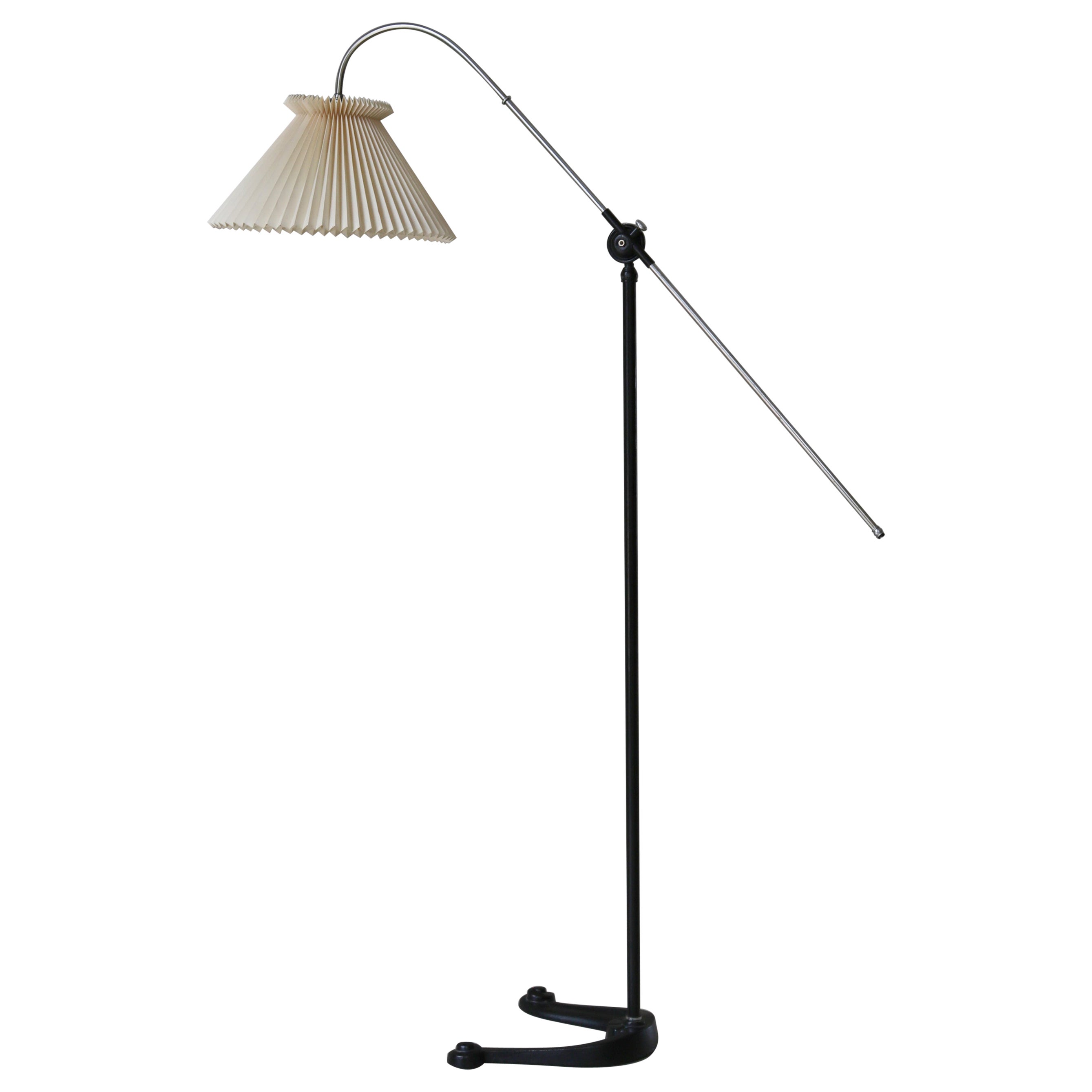 Lampada da terra a pompa d'acqua Art Déco di Fog & Mørup, Copenaghen, Danimarca, anni '40
