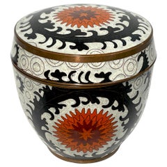 Retro Fabienne Jouvin-Paris Cloisonne 'Ouzbek' Box, Circa 1980s