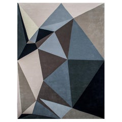 "Anterior - Neutral" /  6' x 9' / Hand-Carved Wool Rug