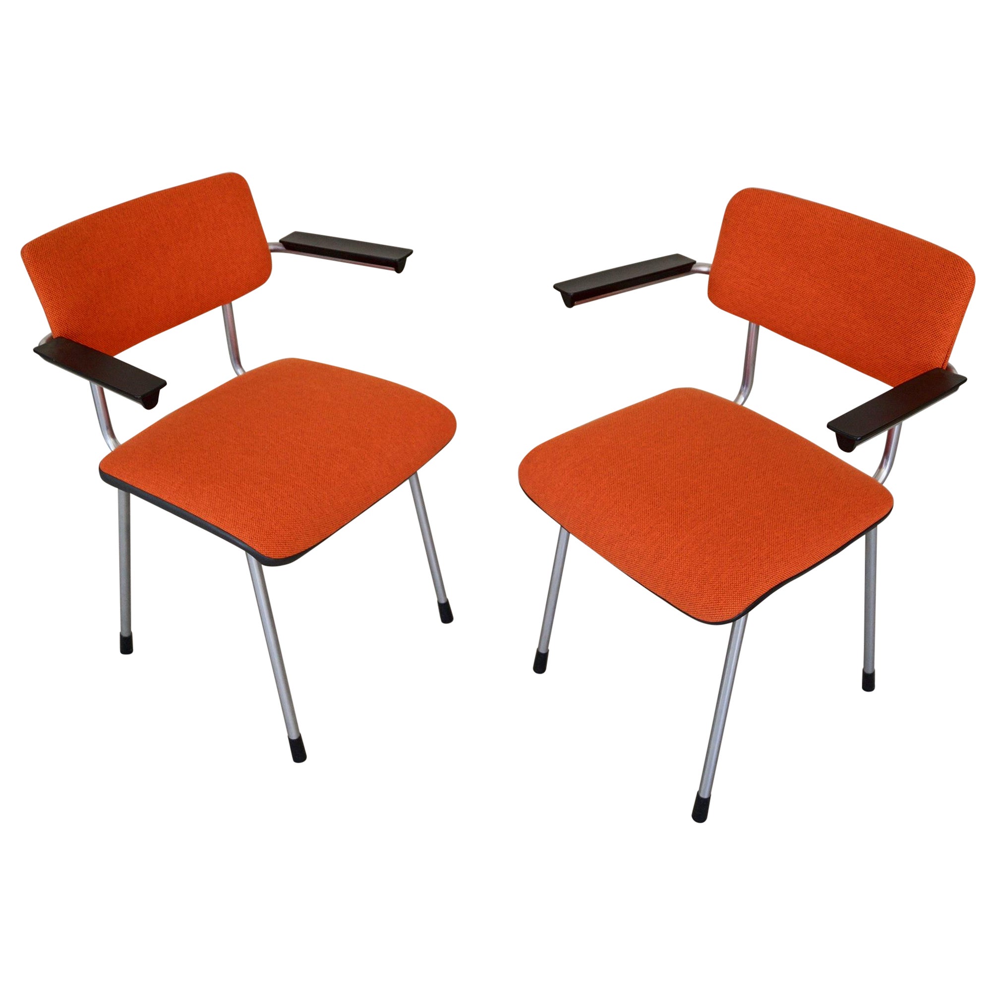 Paire de fauteuils Modernity hollandais du milieu du siècle dernier des années 1950 en vente