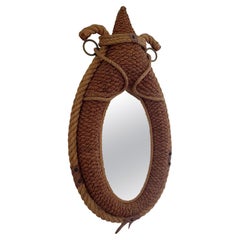 Large Audoux Minet Teardrop Mirror