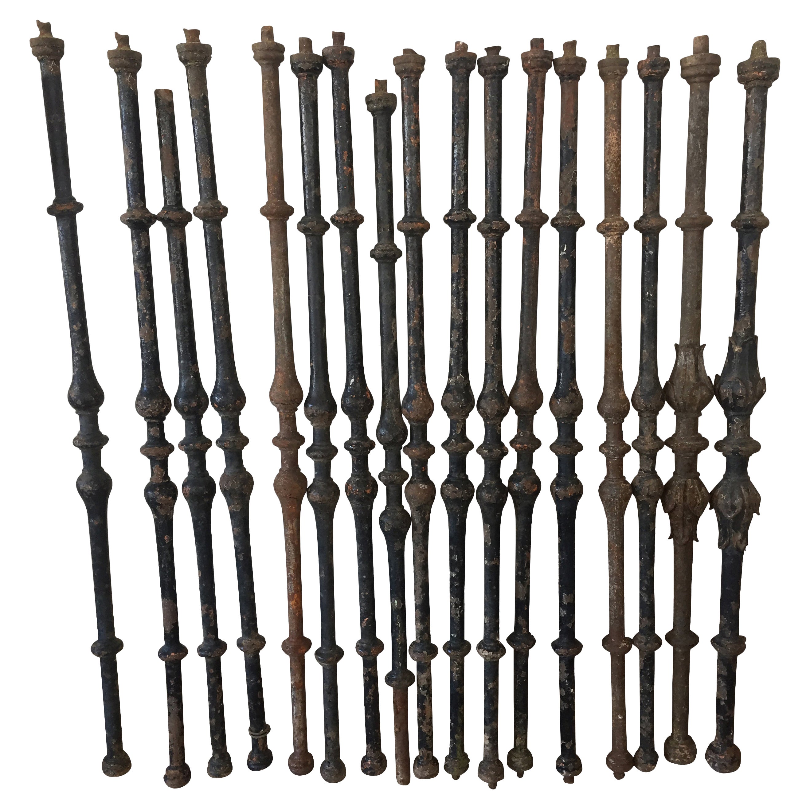 Balcony baluster. Wrought iron. 17th century.  For Sale