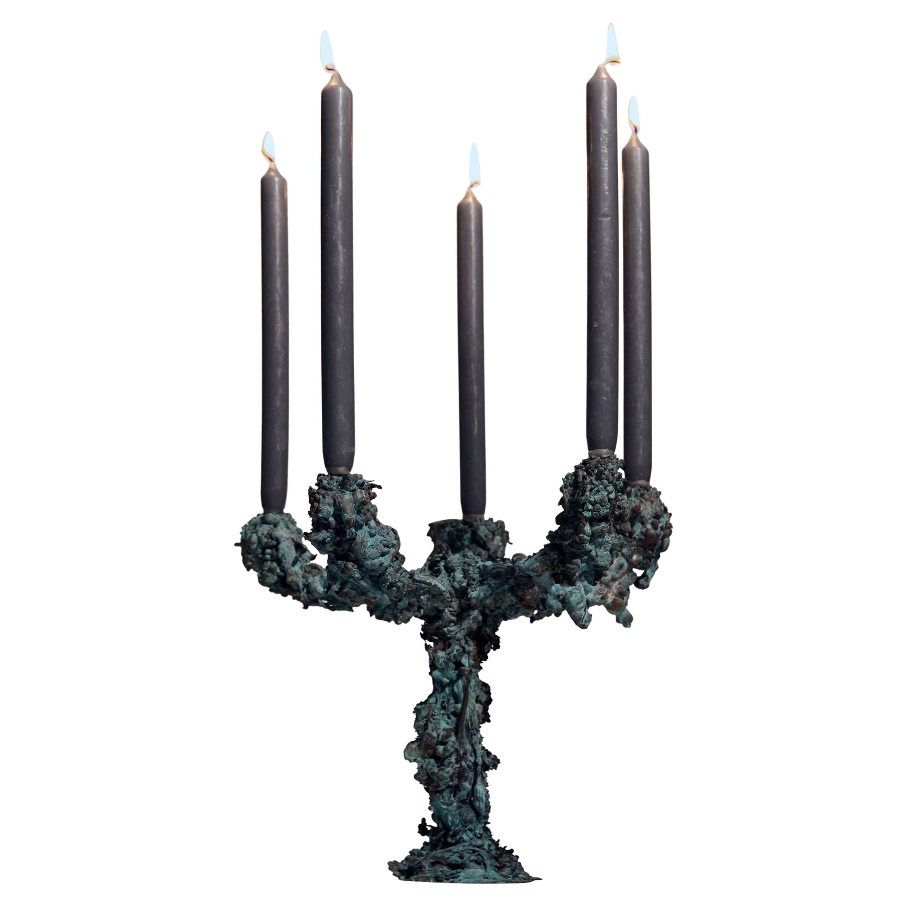 Pascal Smelik, the Upside Down, 5-Armed Candelabra, 'Collectible Design' For Sale
