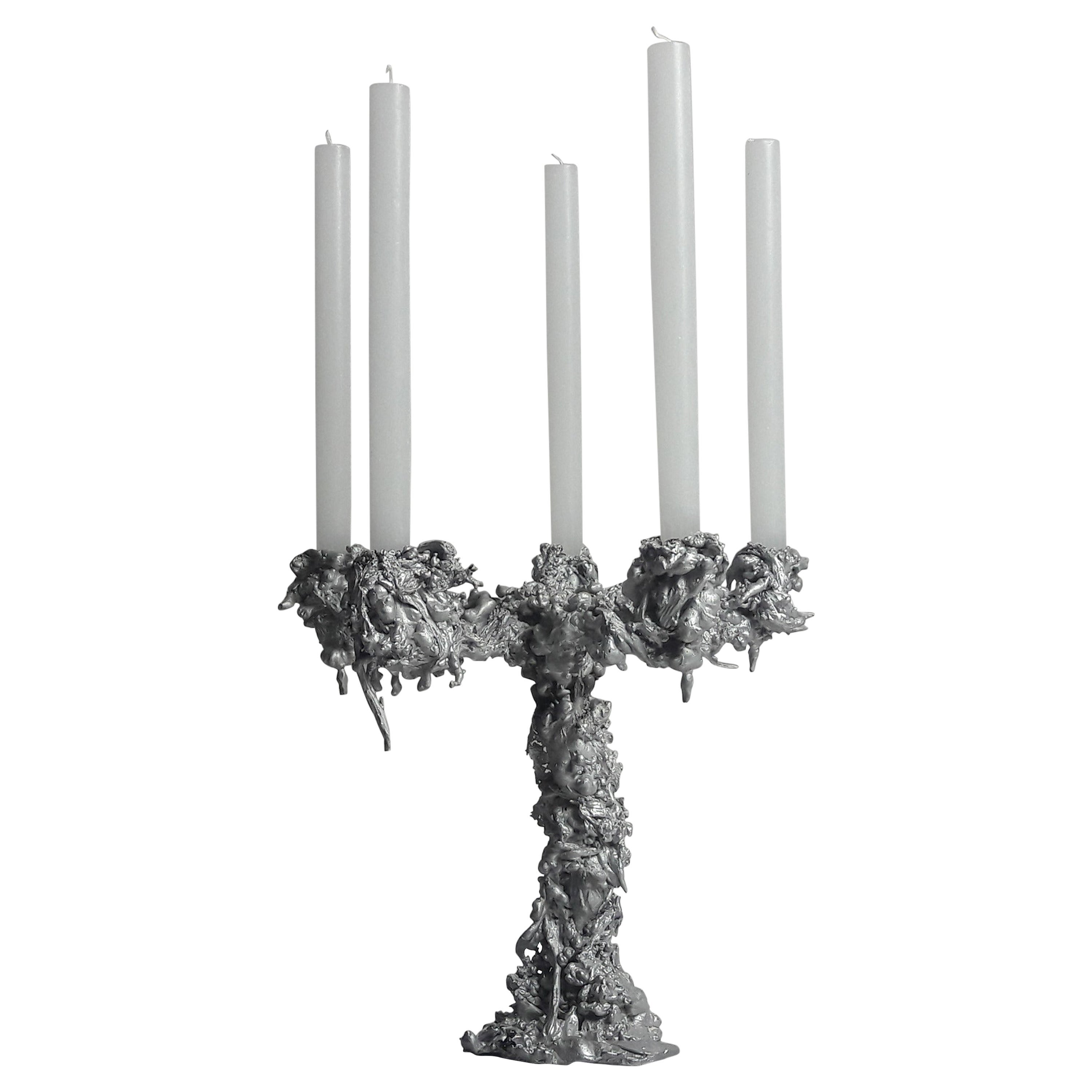 Pascal Smelik, the Upside Down, 5-Armed Candelabra, Collectible Design For Sale