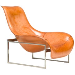 B&B Italia by Antonio Citterio Mart Relax Mprn_1 Fauteuil en cuir Brown