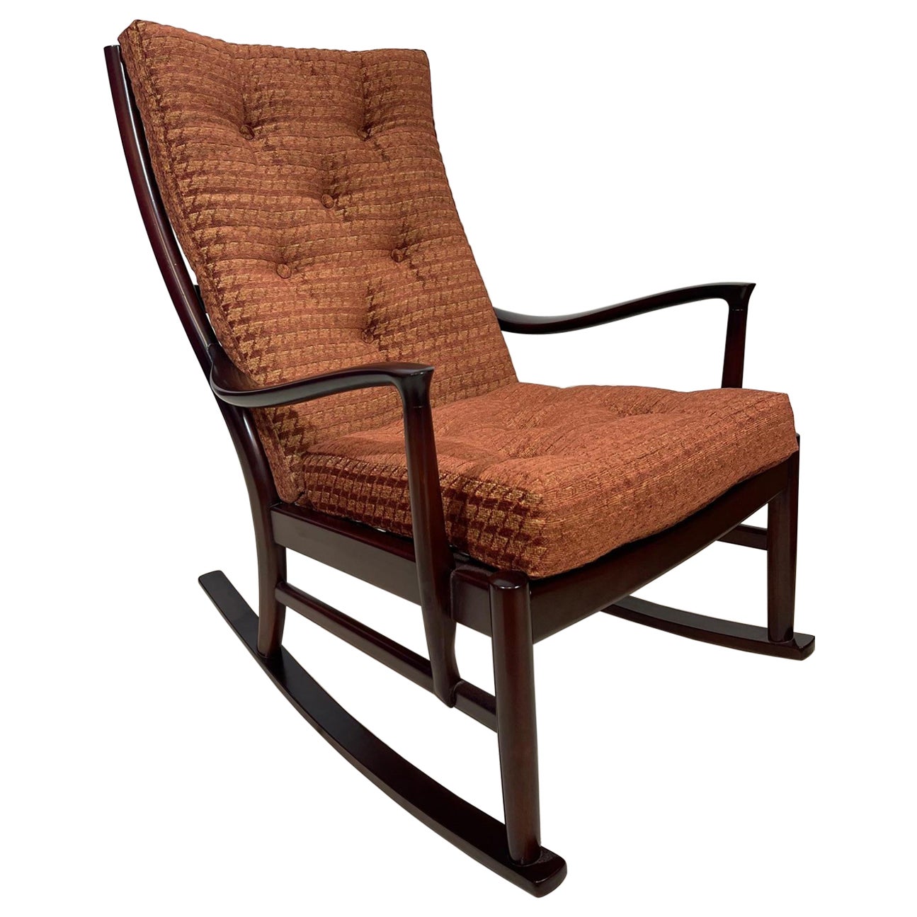 Mid Century Parker Knoll Rocking Chair For Sale