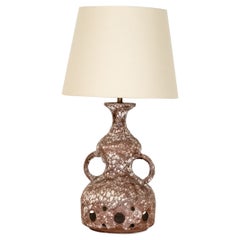 Large Sandstone Ceramic Table Lamp