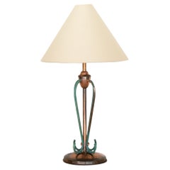1940's French Brass Table Lamp