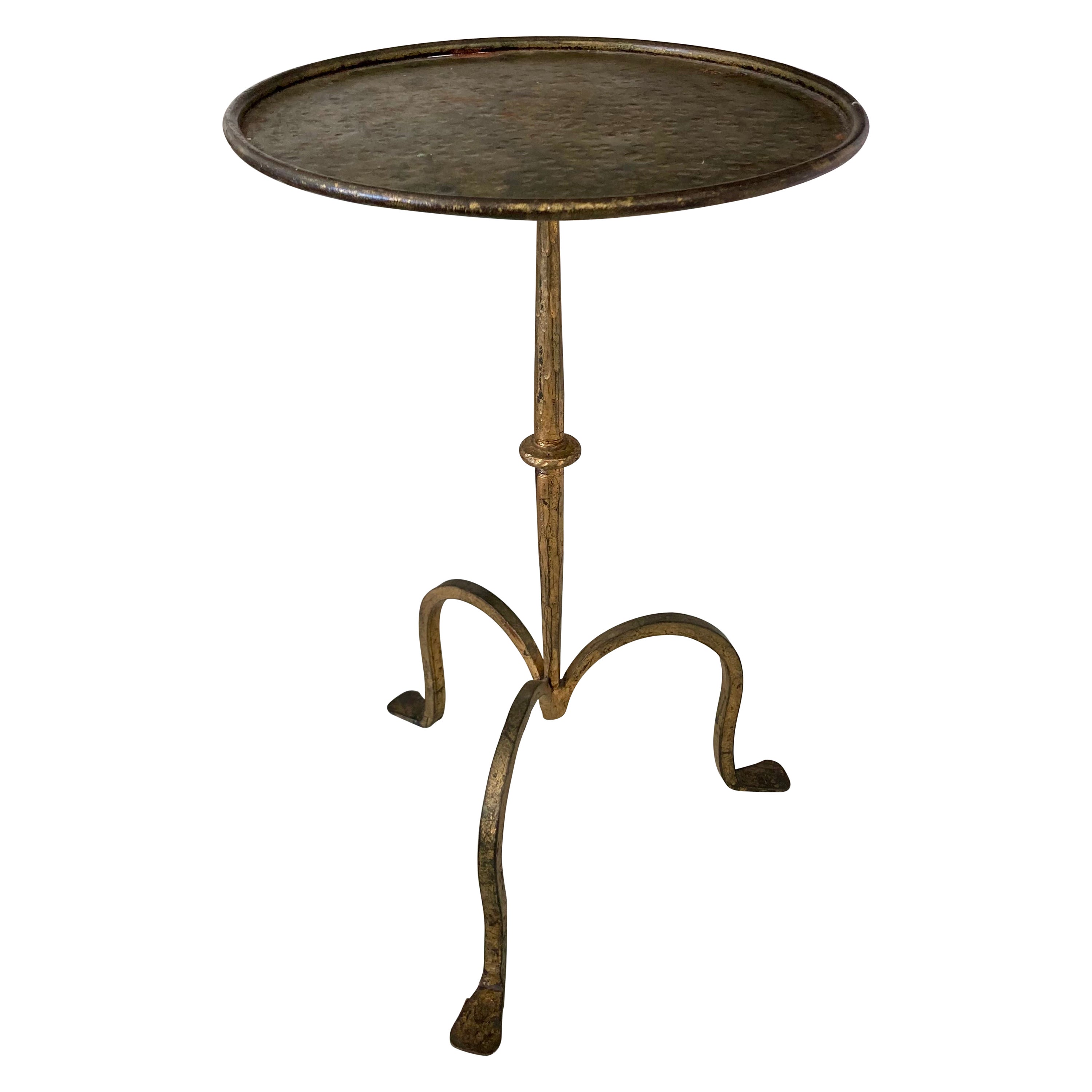 French Gilt Bronze Style Gueridon Table