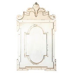 Antique Scolled Venetian Style Mirror