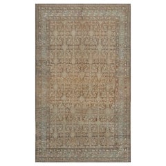 Late 19th Century Antique Handwoven Wool Malayer Rug