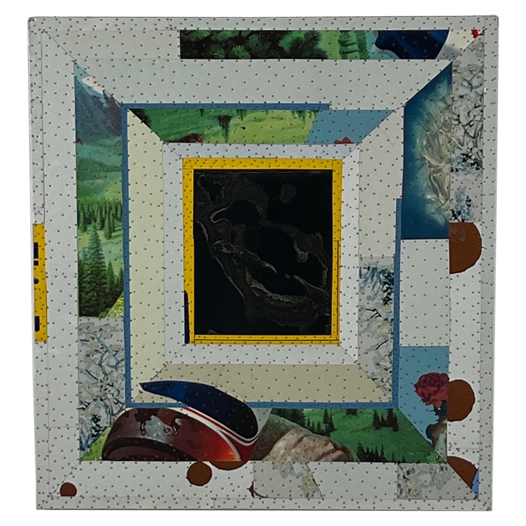 Collage métallique Birdsong 60 de Tony Berlant, 1992 en vente