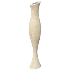 Italian Modern Shagreen Vase, R and Y Augousti