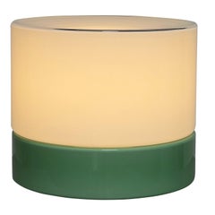 Retro Large Glass Floor  / Table Lamp by Vistosi 