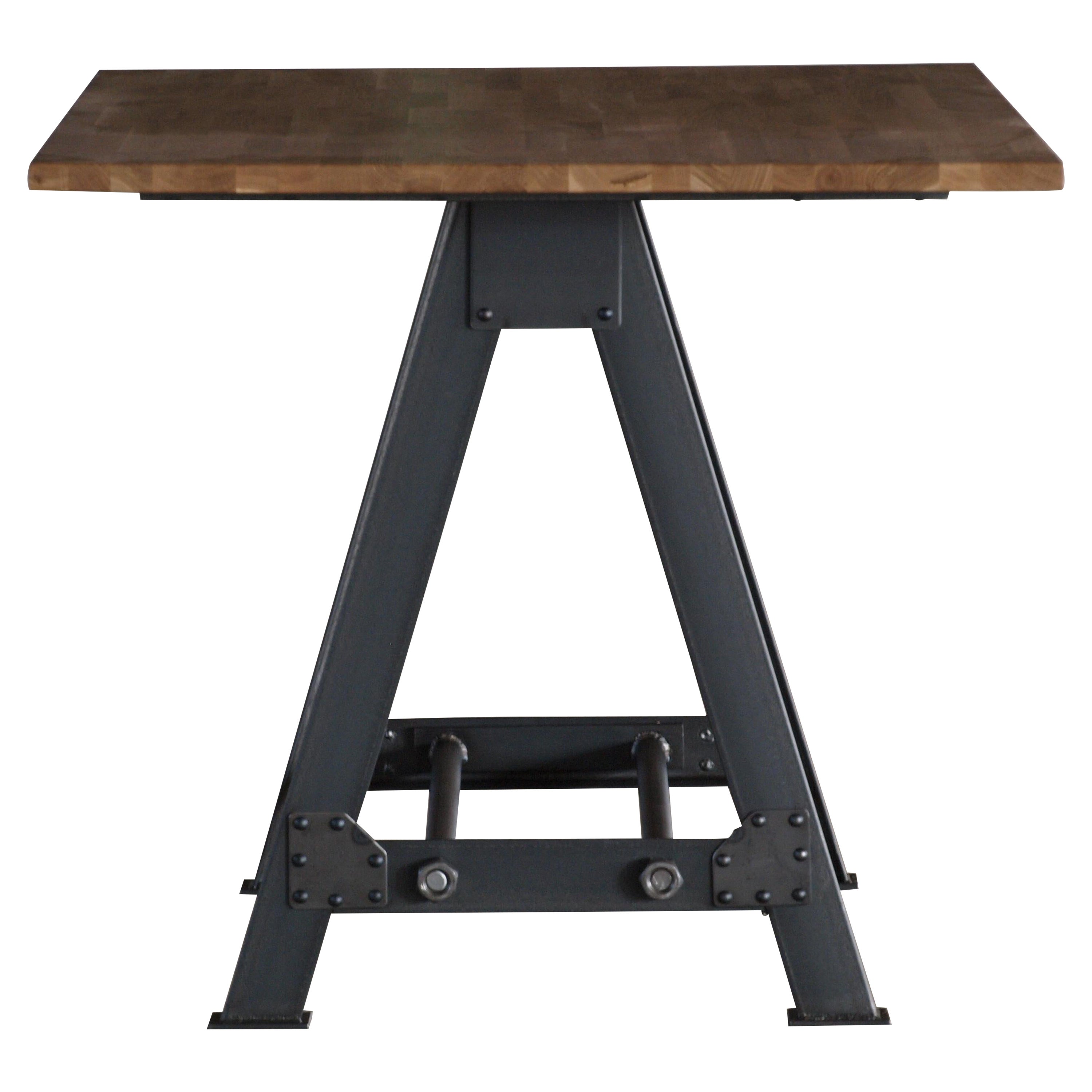 Oak A Frame Kitchen Work Table Standing Height For Sale
