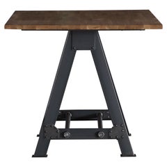 Tavolo da lavoro da cucina con struttura ad A in Oak ad altezza d'uomo