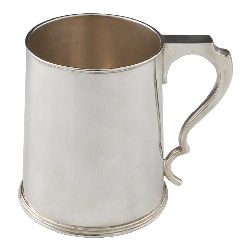 Sterling Silver Pint Tankard Sheffield 1930 For Sale at 1stDibs