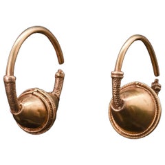 Byzantine Pair of Electrum Earrings