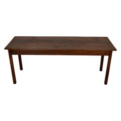 Used Dutch Oak Rustic Dining Table, 1930s