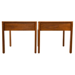 Florence Knoll Nightstands in Walnut for Knoll Associates Early Production