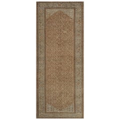 Antiker handgewebter persischer Malayer-Teppich aus Wolle