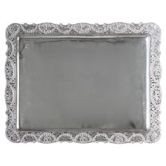  Continental Silver Rectangular Tray, Probably German