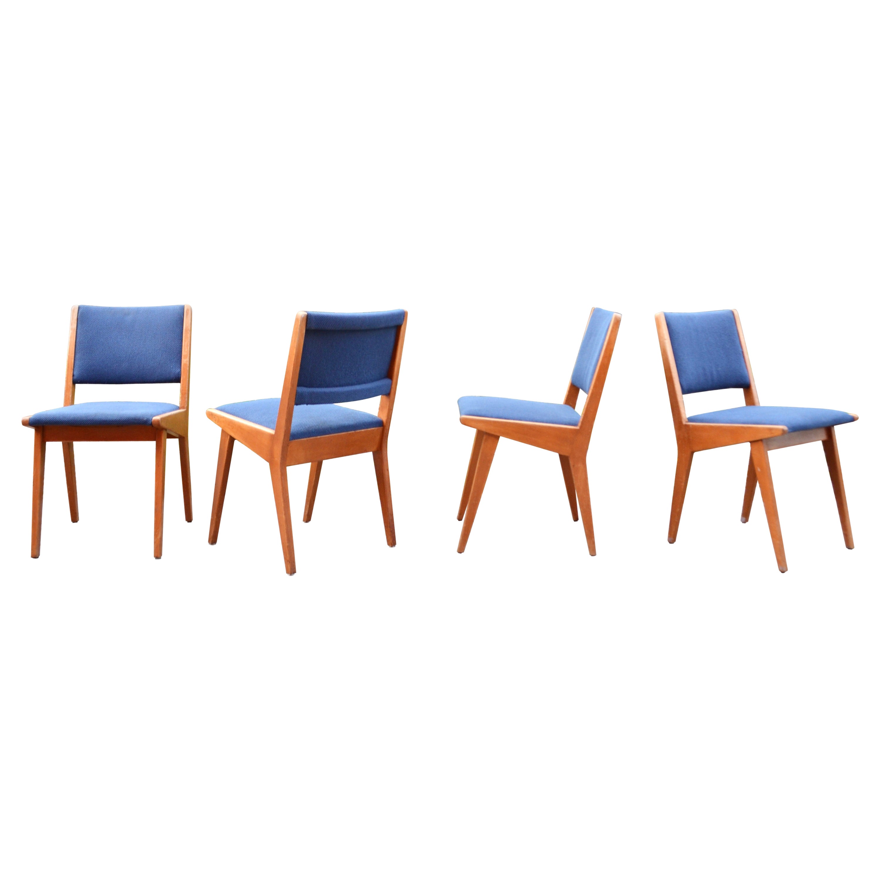 Jens Risom Model 666 Dining Chair or for Knoll International Set of 4 For Sale
