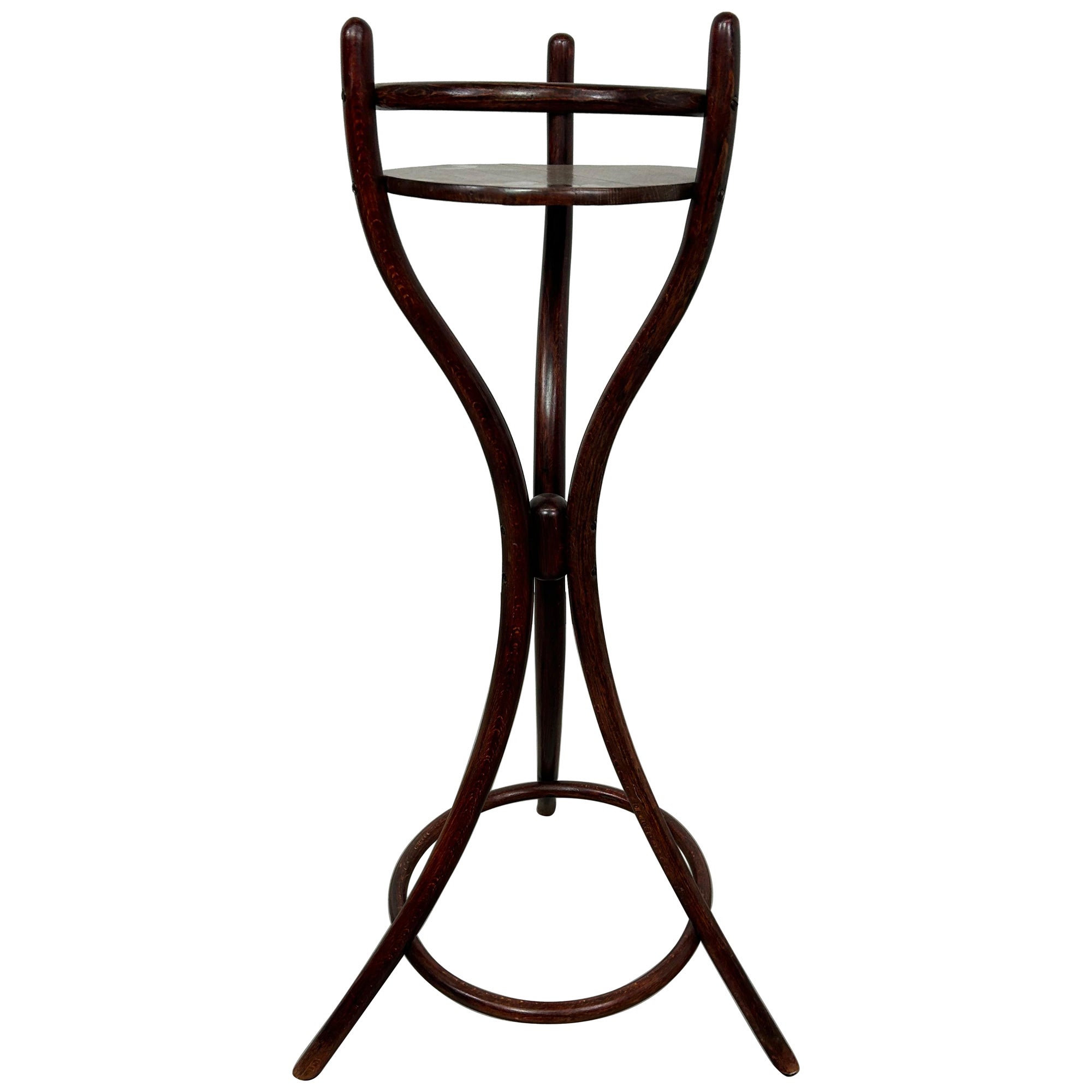 Bentwood plant stand by Thonet For Sale